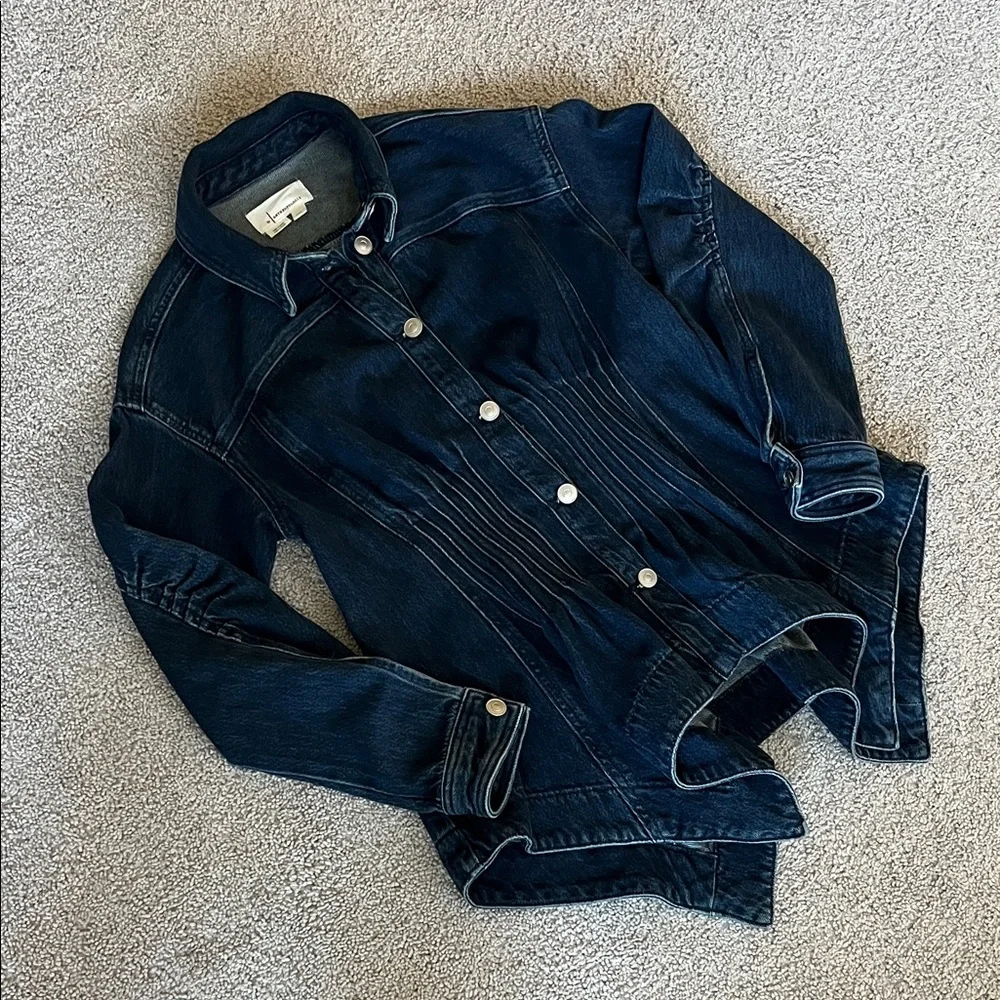 Anthropologie Pintuck Peplum Jacket - Picture 7 of 12